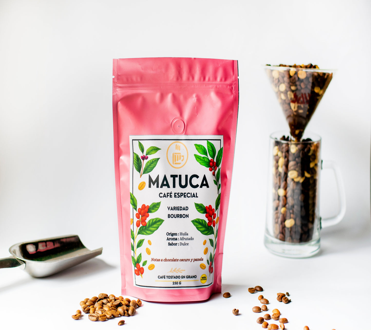 Café en grano Bourbon 250g